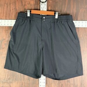 Burlebo Everyday Woven Shorts 7" Camo Performance Outdoor Stretch Black Men's XL